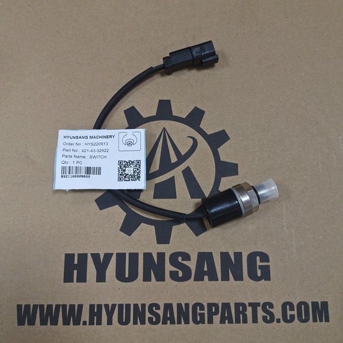 Excavator Electrical Parts Switch 421-43-32922 4214332922 For WA270 WA320 WA380 WA380Z