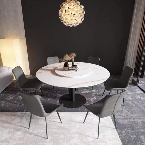 Indoor Furniture Marble Dinning Table Sintered Stone Modern Dining Table Design