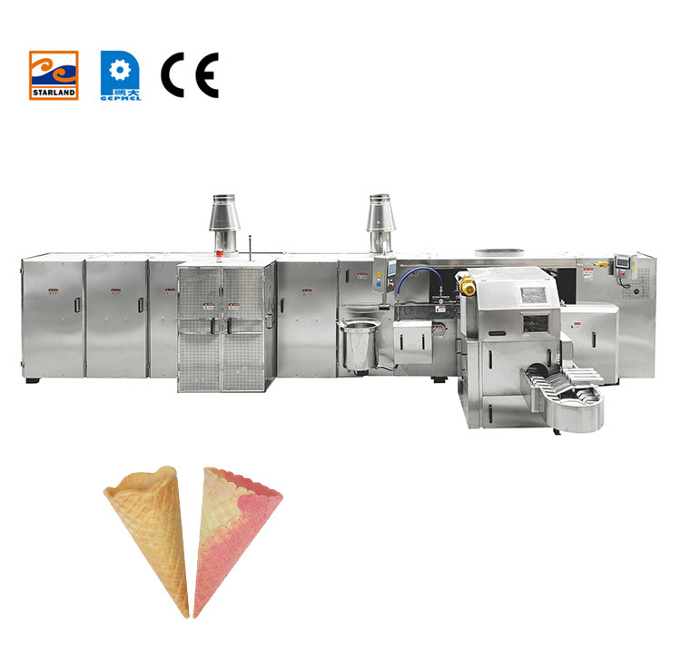 Stainless Steel Sugar Cone Making Machine Ice Cream Waffle Cone Baker Maker