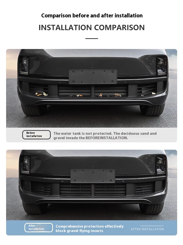 Dust-Proof Insect-Proof Net Cover Compatible with Lixiang L6 L7 L8 L9 Models Protect Your Car Grill