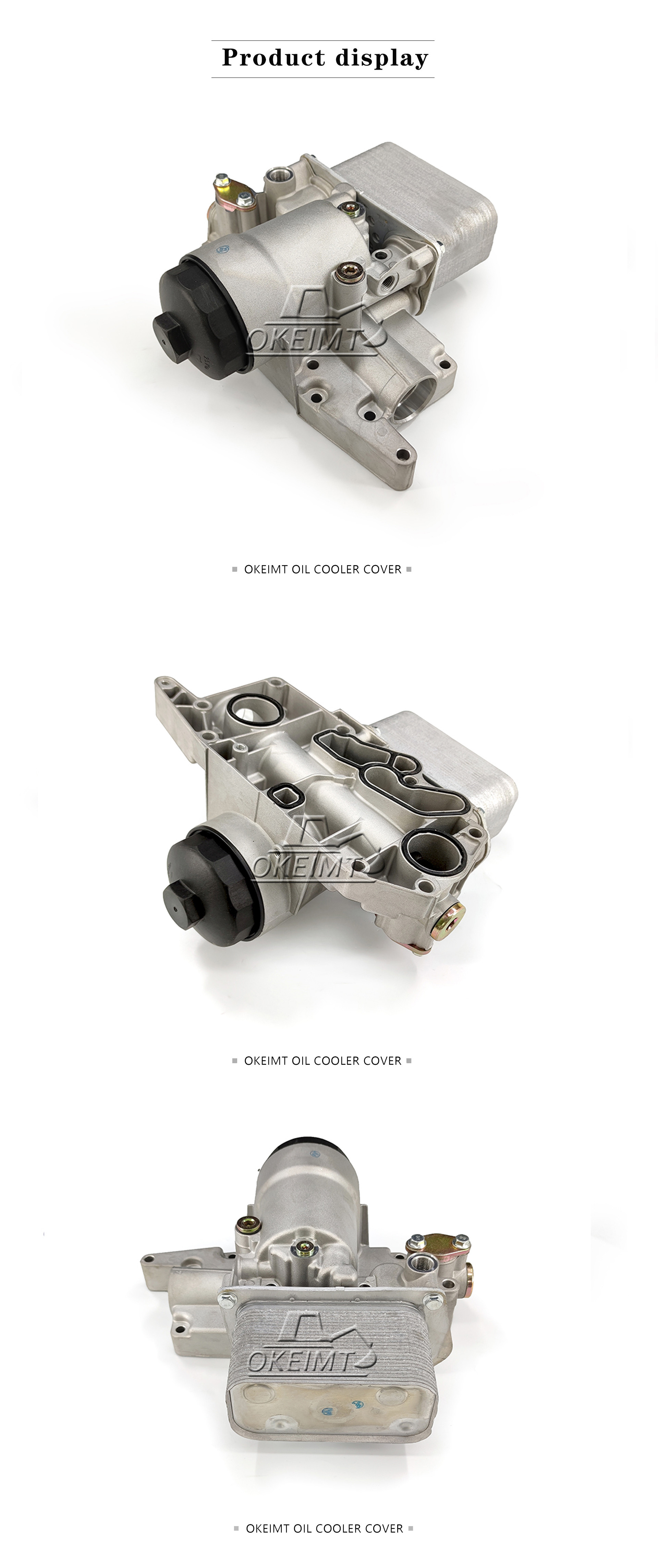 Excavator D6D Engine Oil Cooler Cover 04283746 Normal Size