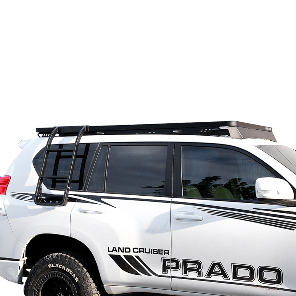 N.W. 32kg Black Aluminum Alloy Roof Rack for LC150 Heavy-Duty Construction