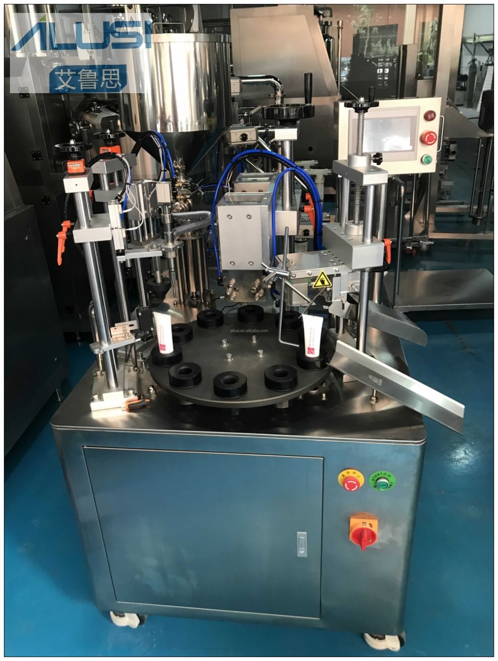 Plastic Soft Tube Gel Filling Sealing Machine with Ultrasonic Sealer System