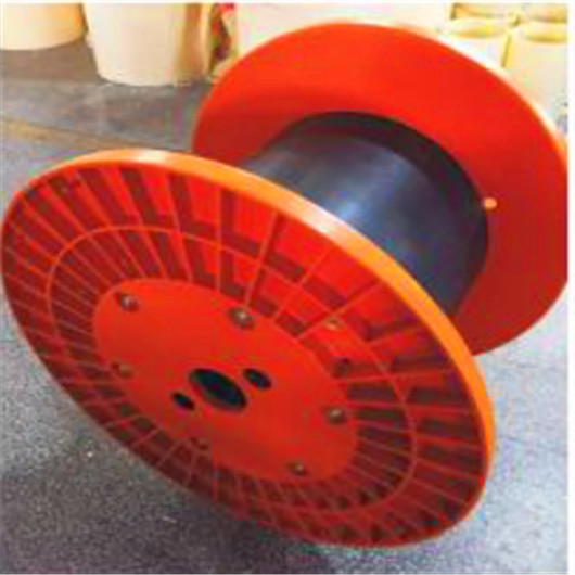 Customized Size Packing Bobbin Easy For Lifting And Sport / Corrugate Empty Wire Spools