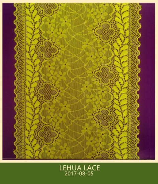 Hot Selling and nice quality Nylon Spandex Stretchy Brazil Lace from China
