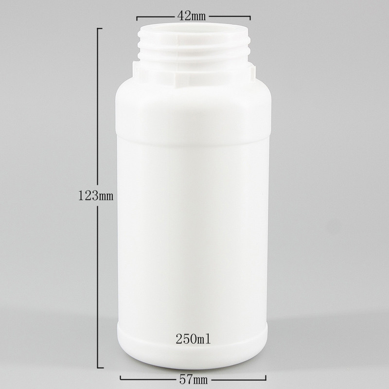 Cylinder Plastic Bottle 550ml Flip Top Cover Capsule Packaging