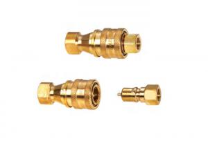 Quality Yellow Brass Quick Coupler For Water Pipe System for sale