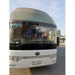China 6122HQ9A 51 Seats Yutong Used Coaster Bus Diesel Engine Left Hand Drive With A/C for sale