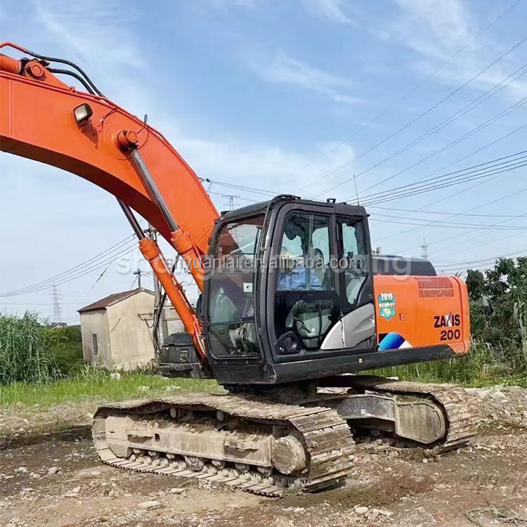 ZX200 Second Hand Excavator With Original Color And Performance