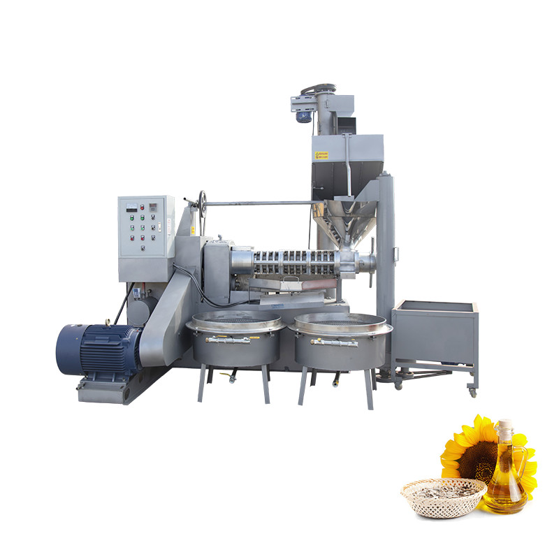 220 - 450 Kg/H Sunflower Seeds Oil Making Machine Cold Press Oil Mill