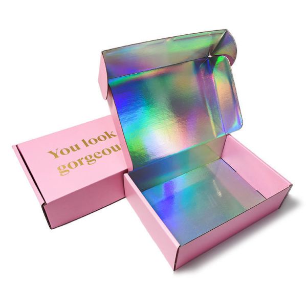 Custom Printed Corrugated Boxes Aircraft Boxes Shipping Cartons Shirt Boxes With Gold Foil & UV Finishes
