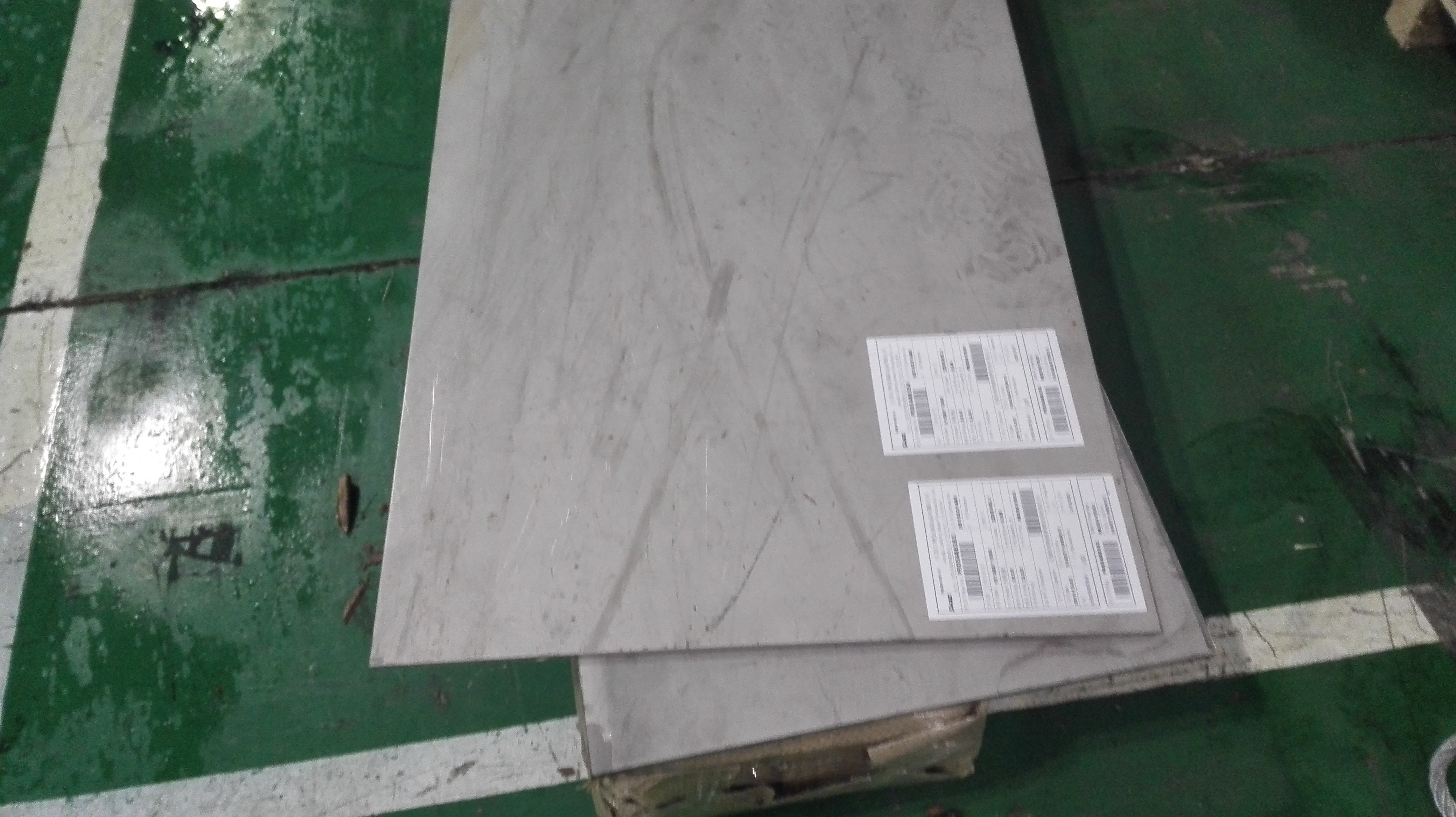 Hairline Pvc Sheet Metal , SS304 Metal Sheet Cutting Hot Rolled SOS BV ISO