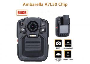 China Remote Control Security Body Camera Ip67 Water Proof With 1296P IR LED Light on sale