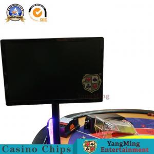 China HD LCD Computer Monitor Baccarat Gambling Systems Dedicated Logo Black Display on sale