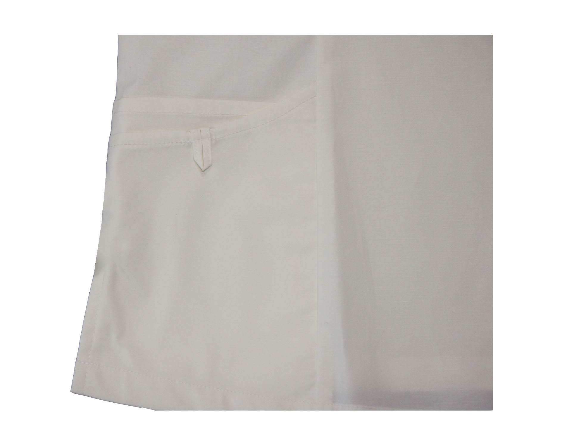 160 GSM T/C 55%/42% Spandex3% White V Neck Short Sleeves Medical Scrubs Medical Uniform