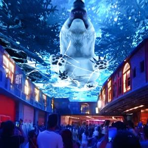 10000 Lumens 3D Interactive Projection Sky Screen Immersive Dinner
