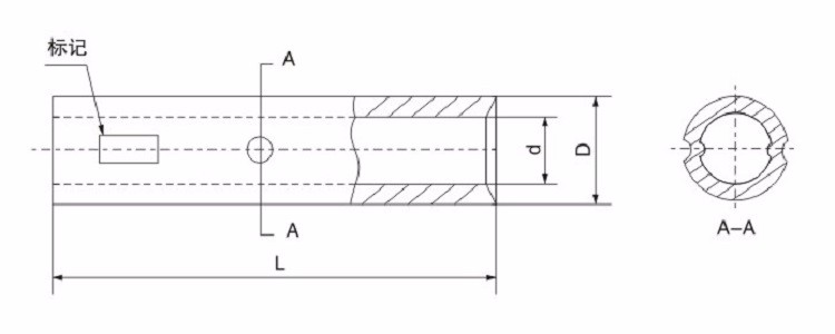 Top selling electrical application GTY copper connecting tube
