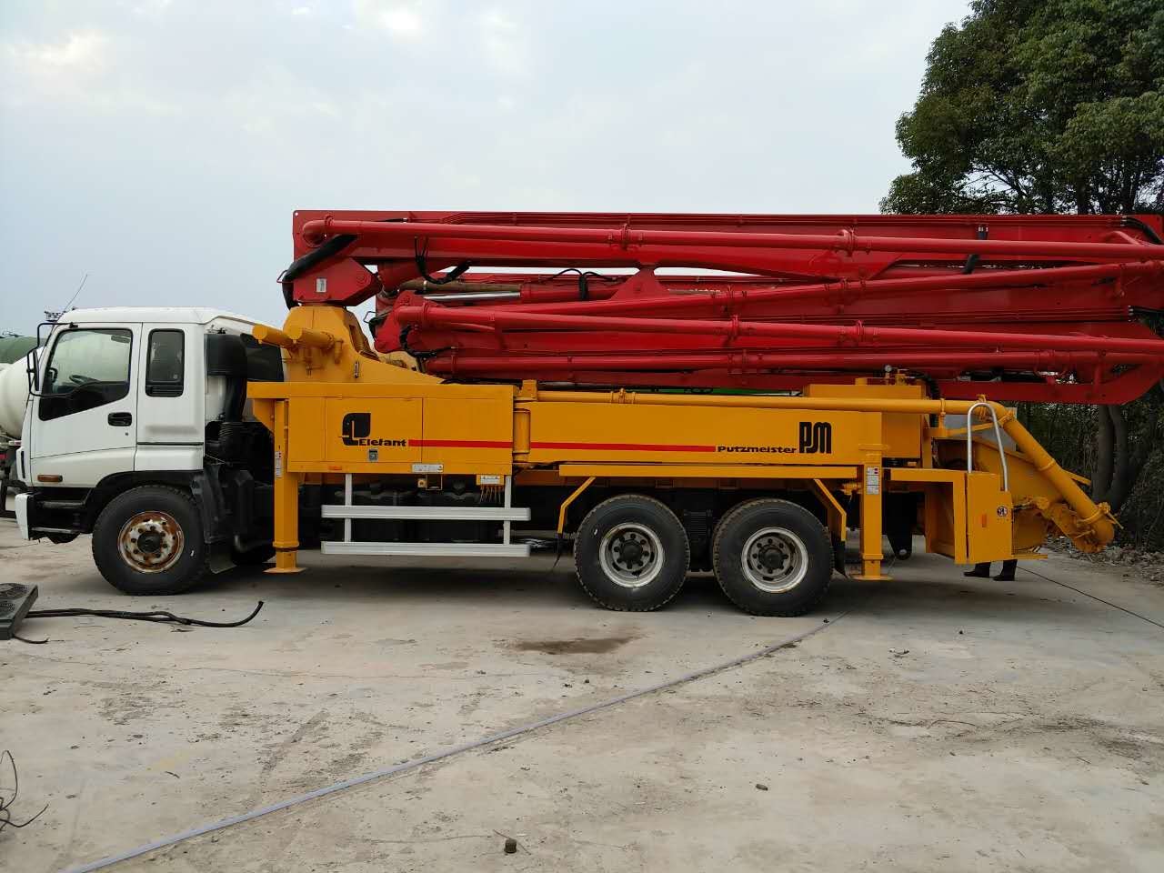 37M Ready To Work Germany Original Putzmeister M37 28 Ton Pump Truck