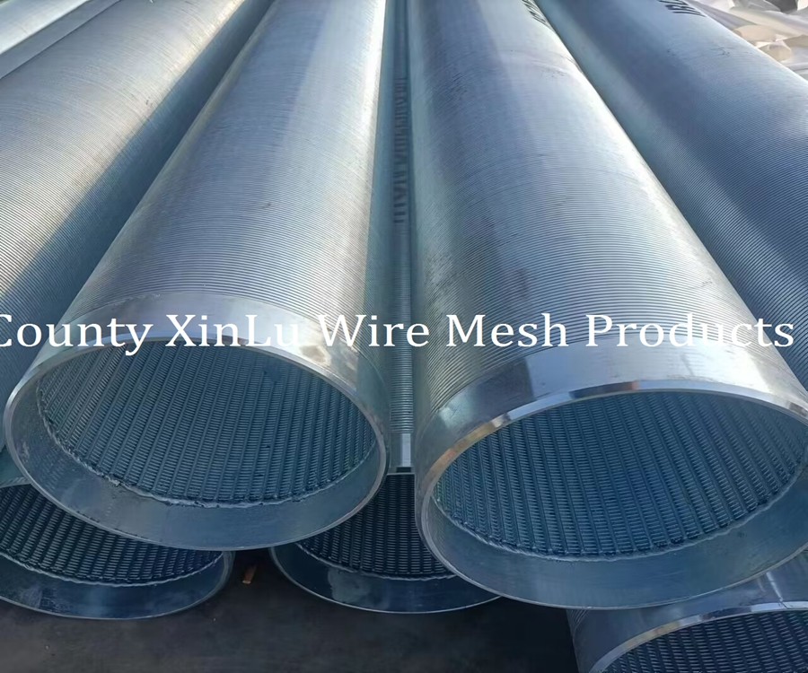 V Shape Wedge Wire Wrapped Johnson Continuous Slot Well Screen Pipe with Diameter 10-3/4" Nozzle Diameter