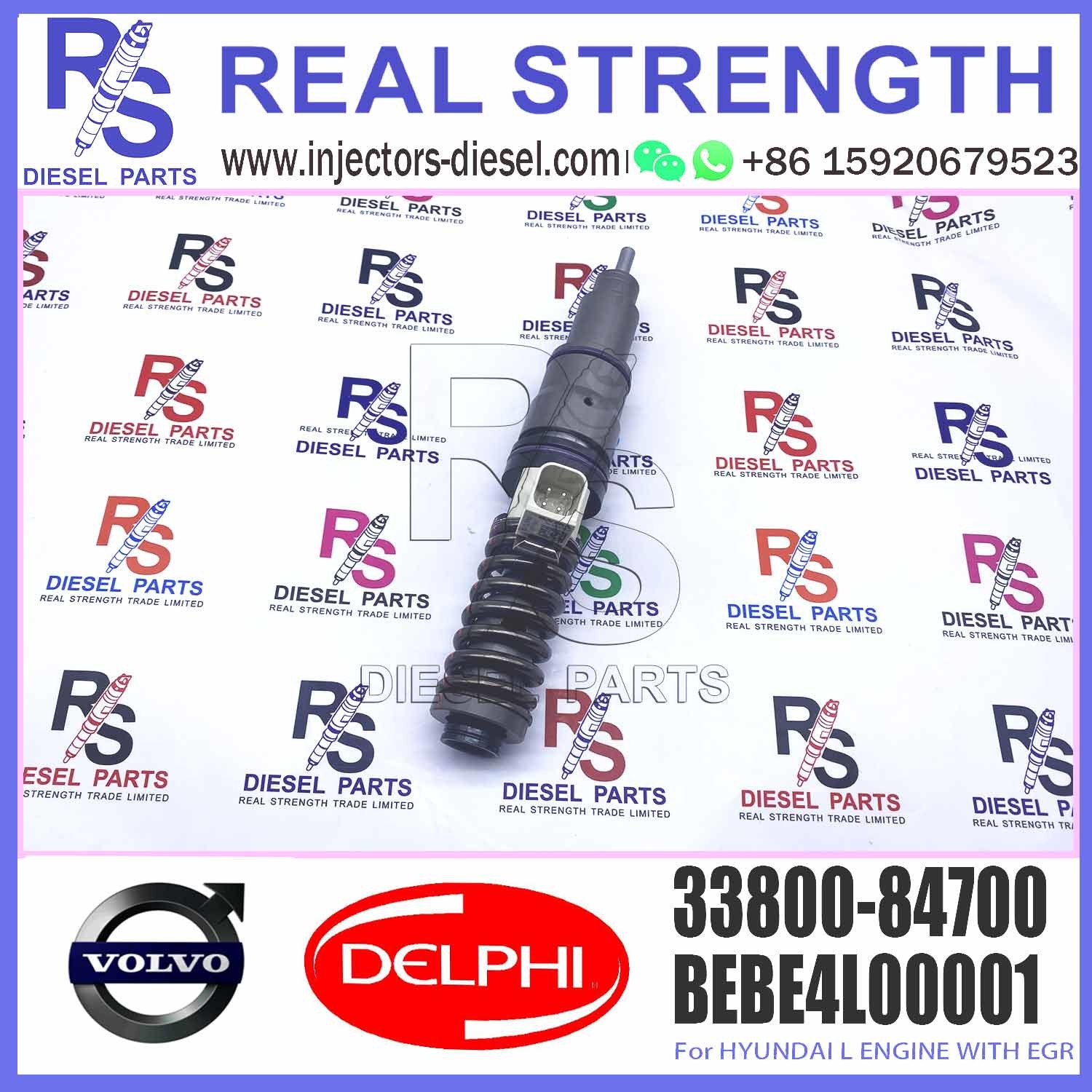 common rail injector 33800-84700 61928748 Auto parts fuel injector for Hyundai diesel injector nozzle 33800-84700