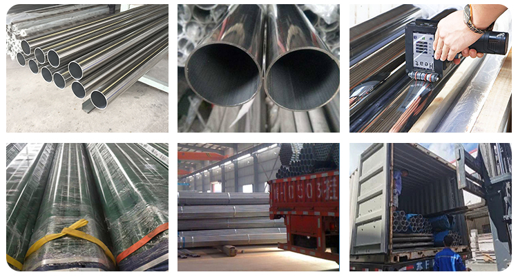 High Quality 2b Bright SS Round Pipe Tp201 304 310 73mm 105mm outer diameter