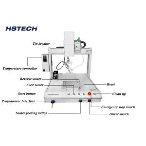 4-Axis Single Platform Desktop Robot Automatic Soldering Machine With Precision