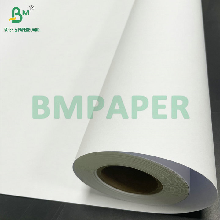 24LB 28LB Coated Bond CAD Plotter Paper Roll For Printing Colored Topographic Map
