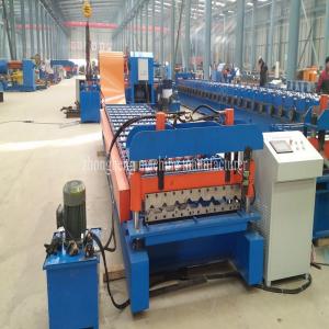 Quality Aluzinc PPGI Roofing Sheet Roll Forming Machine With Siemens Motor for sale