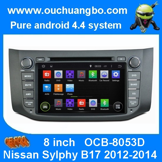 Ouchuangbo Car Navi Multimedia System for Nissan Sylphy /B17 2012-2014 Android 4.4 GPS Nav
