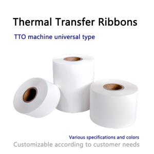 Quality Thermal transfer ribbon, W=100.0mm, white, 300m for sale