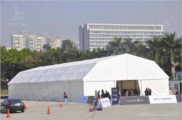 Professional 15X40 M Double Pitch Car Show Outdoor Exhibition Tents Environmenta