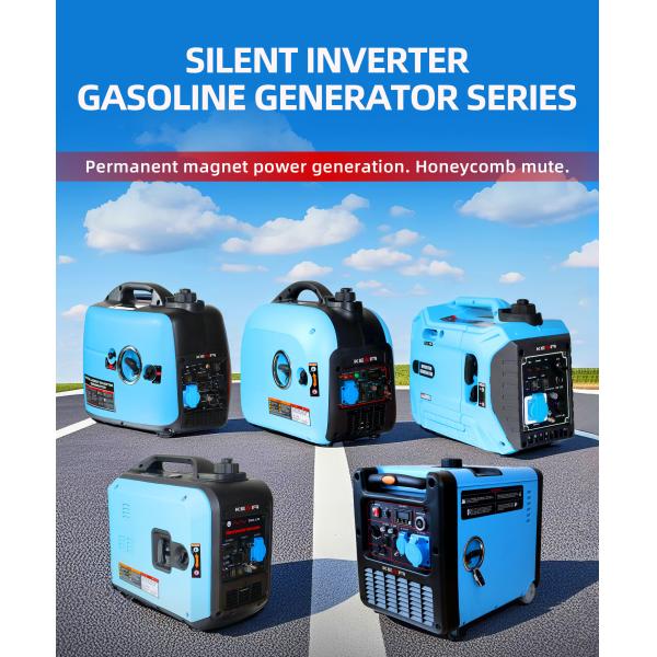 Inverter Gasoline Generator 1000w 2kw 3kw Camping Power Petrol Generator
