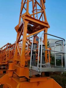 Quality 6000kg Second Hand Movable Tower Crane TC6010-6 Hydraulic Engine for sale
