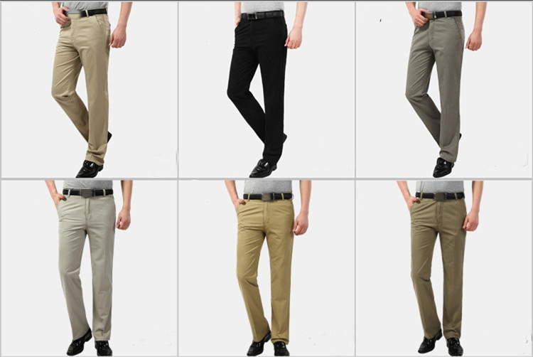 Cargo Pants for Men 2022 Spring and Summer Thin High Waist Straight Dad Dress Pant