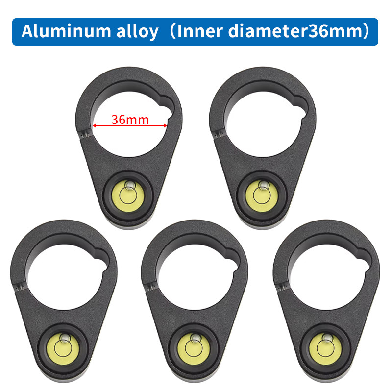 Pole Bubble Vial Holder 5 PCS Set for Diameter Pole Compatible with Total Station GPS RTK GNSS