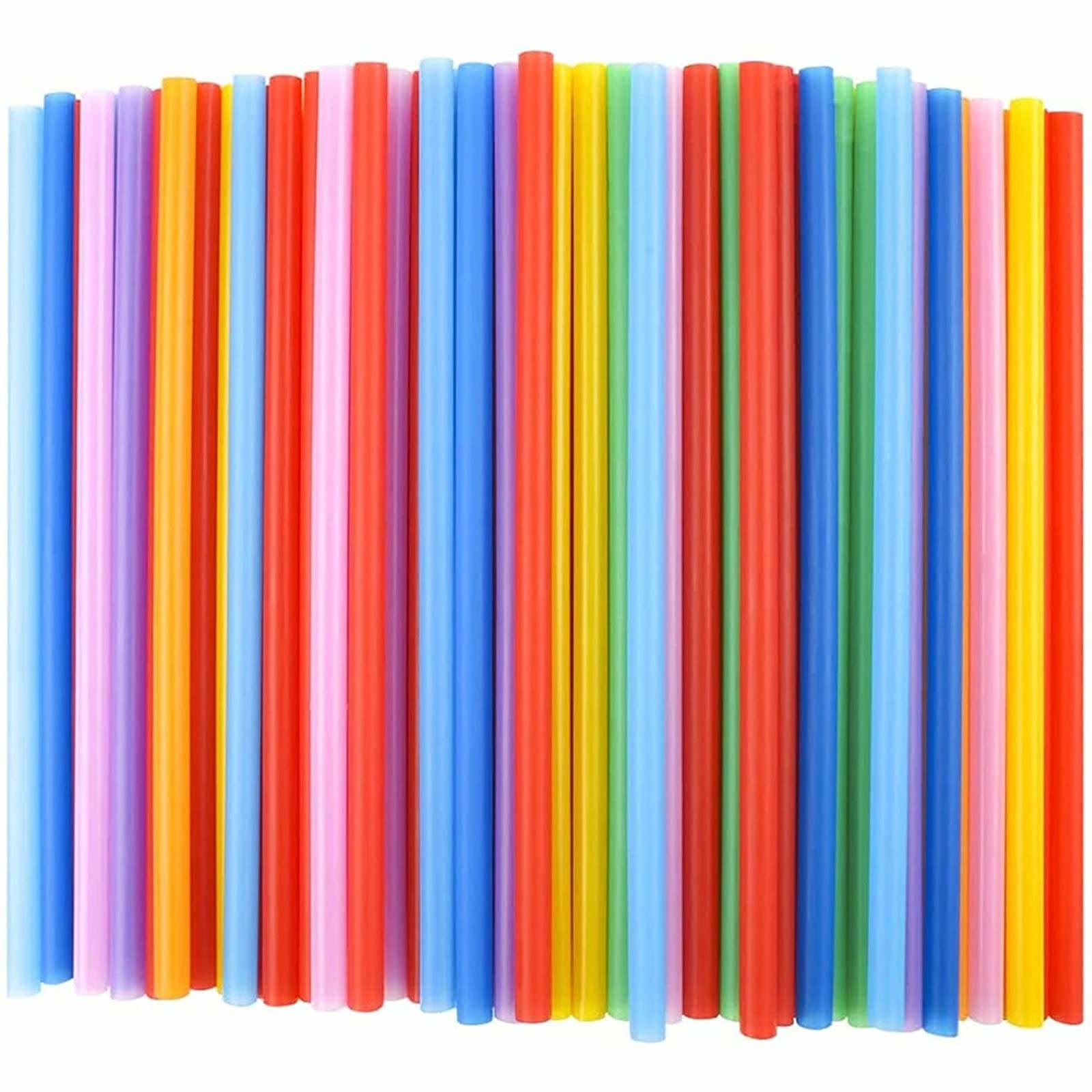 Biodegradable Colored Pla Order 120 Large Smoothie Straws 10.3 Inches Extra Long Straw Disposable Milkshake Straw