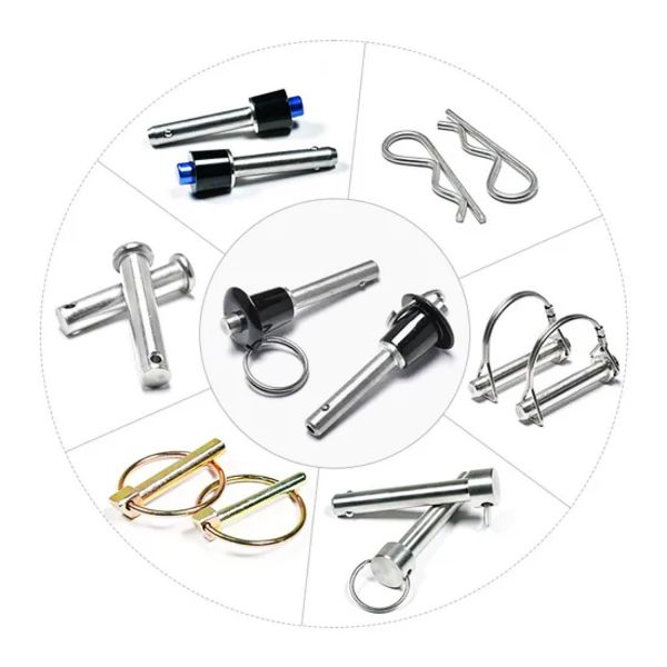Stainless Steel Solid Quick Release Pins Locking Pin with Pull Ring