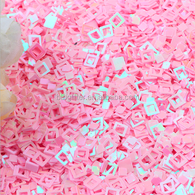 Transform Your Nails with Colourful Nail Beauty Products Plastic Blank Square Pieces Sequined Fluorescent Pieces and More