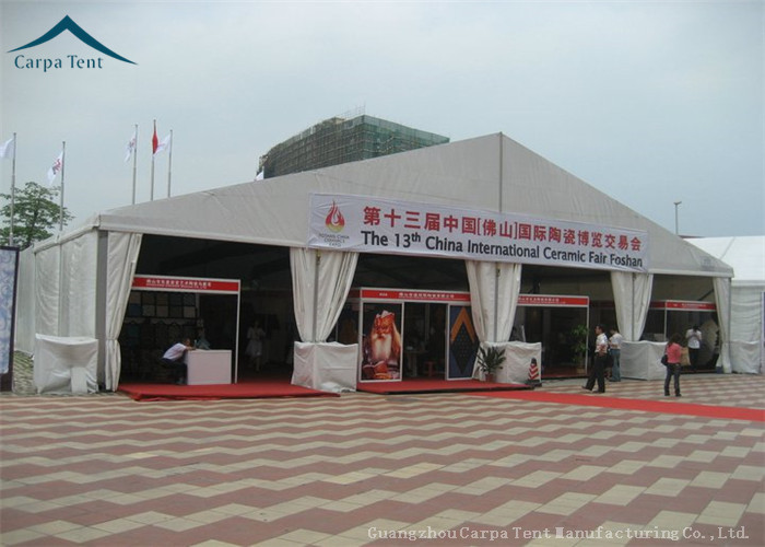 Big Aluminium Waterproof PVC Exhibition Tents Blue 40m*60m For Event