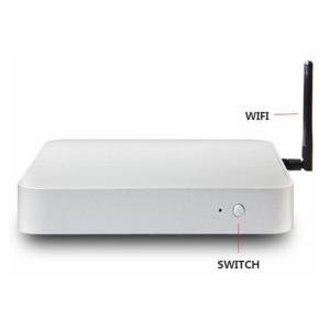 Mini PC Box Core I3 Advertising 4k Media Player Box Wifi Network White Color