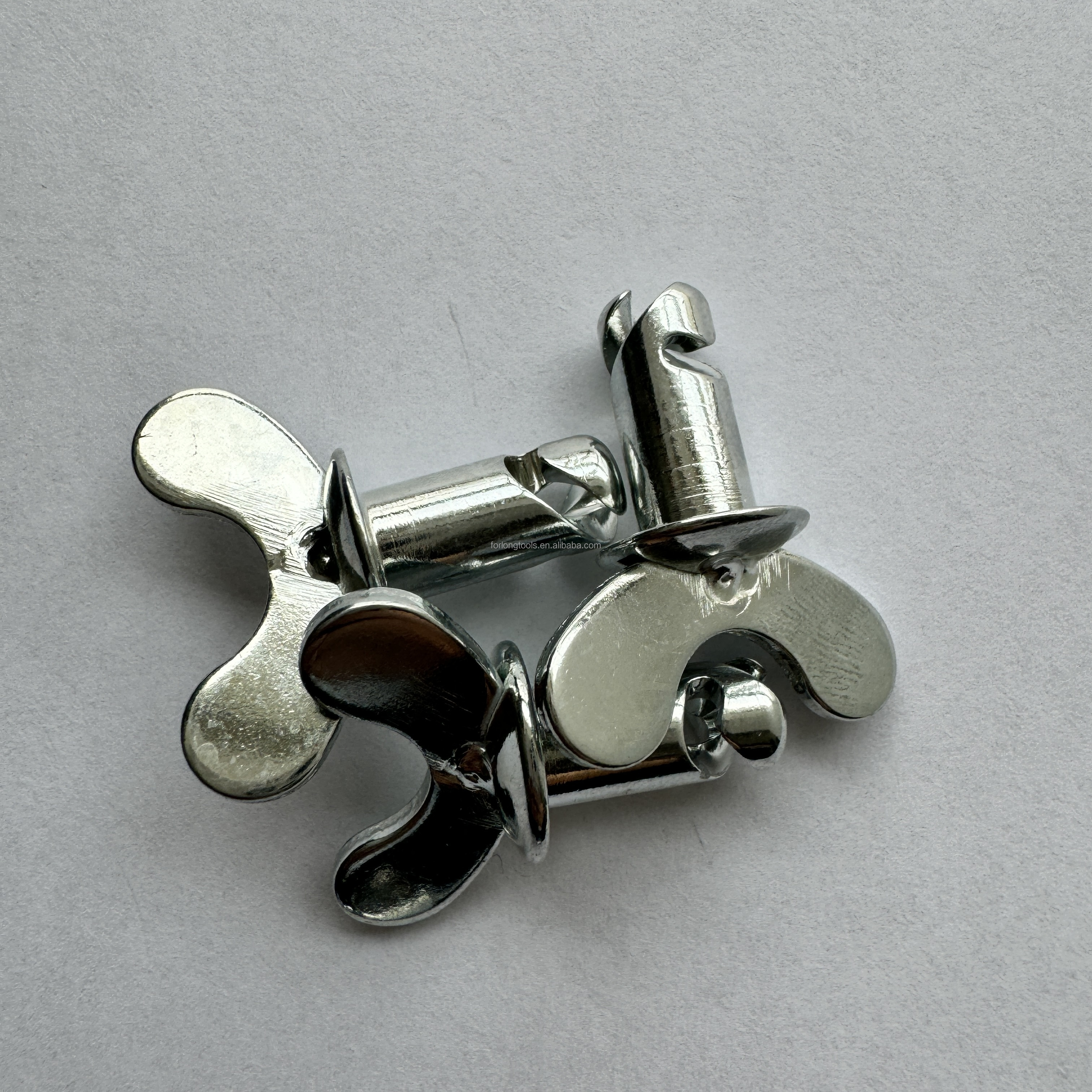 Universal Dzus Butterfly Head Buttons Handle Silver Steel 5/16"x.500" for Sprint Car Yearly Performance Enhancement