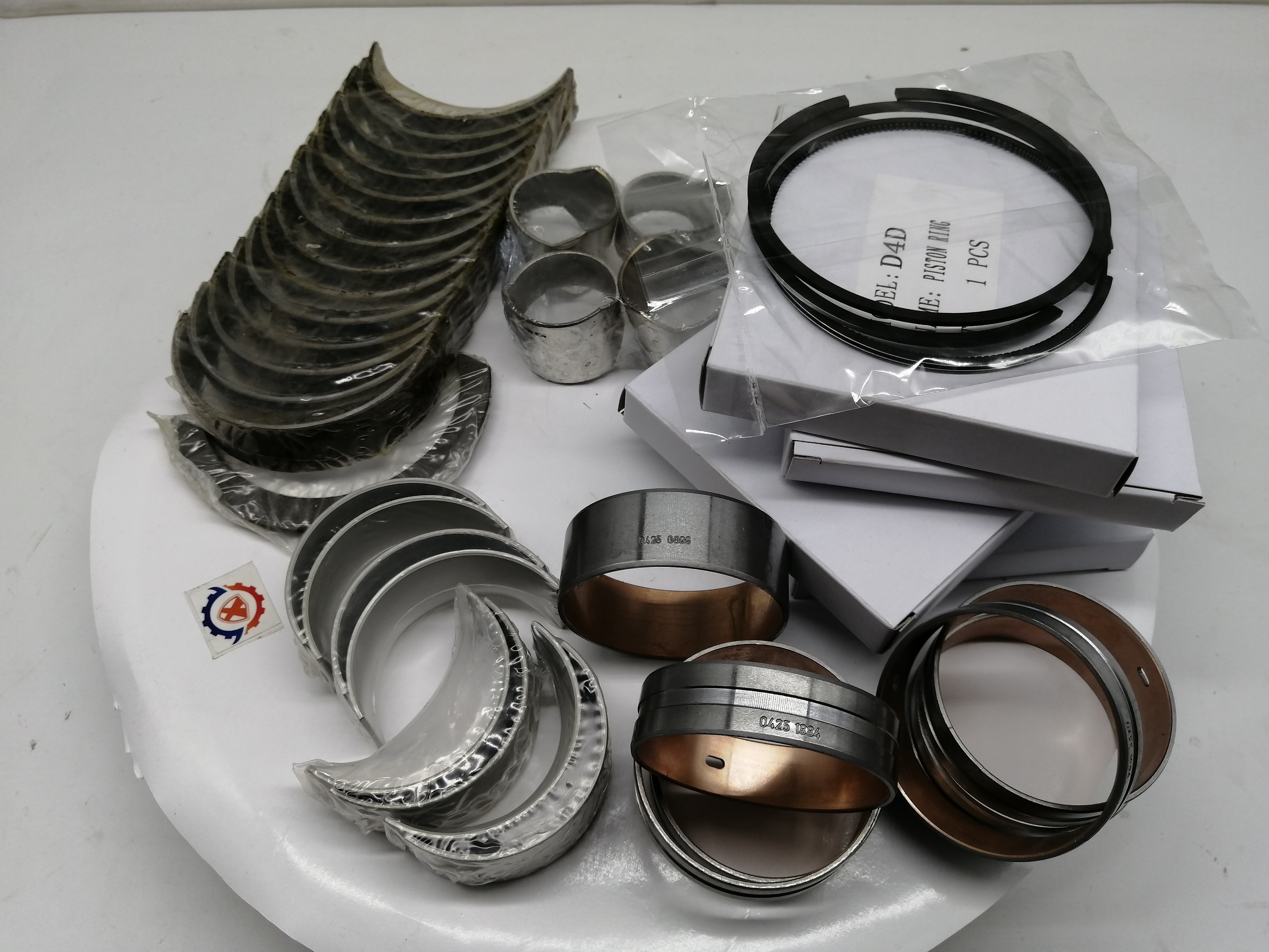 Excavator D4d Engine Rebuild Kit EC140 Including Cylinder Liners Piston Rings Bearing
