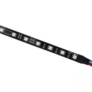 Quality 8 Pixel Wireless LED DMX Lighting Addressable 5050 Rgb Waterproof Black Strip for sale