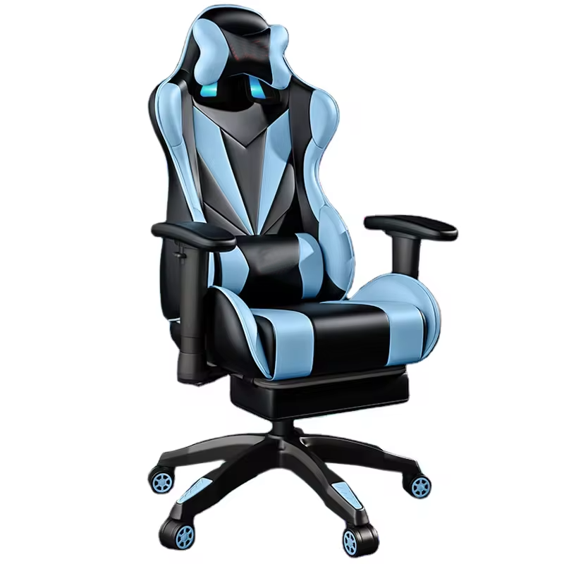 Swivel Chair ALINUNU Pu Leather Gaming Chair with 360 Swivel/ Height Adjust/Recliner