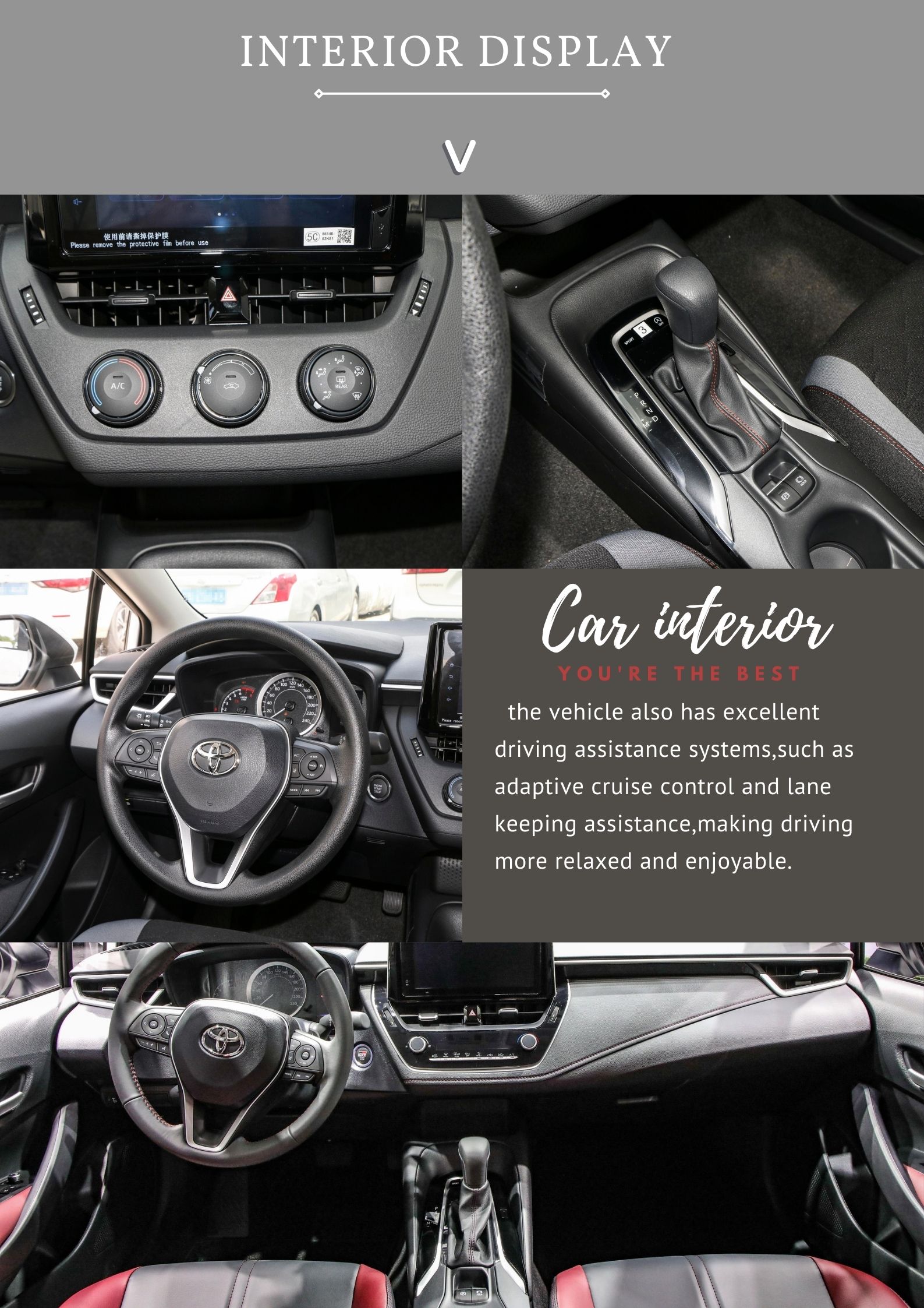 ACC Cruise Control 2023 Toyota Corolla 1.5T CVT Pioneer Petrol Sedan 5 Seater Vehicle