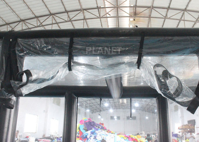 Black Frame PVC Tarpaulin Airtight Inflatable Showcase Tent