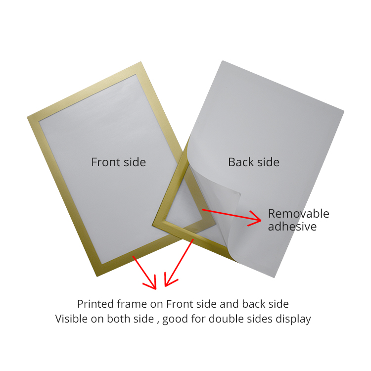 Removable Adhesive Magnetic Document Holder