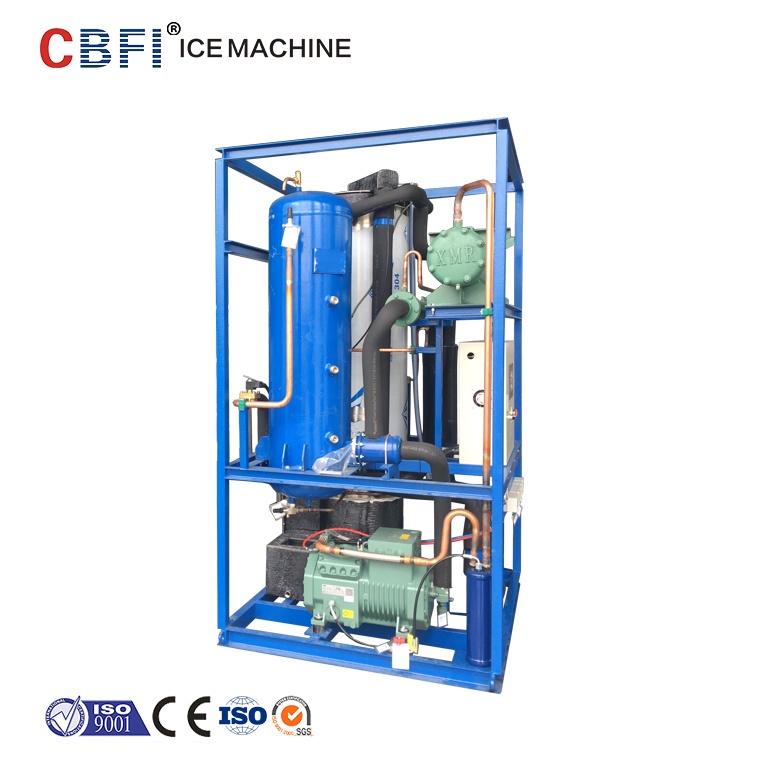 3T Ice Tube Maker Machine With Germany Compressor Freon System