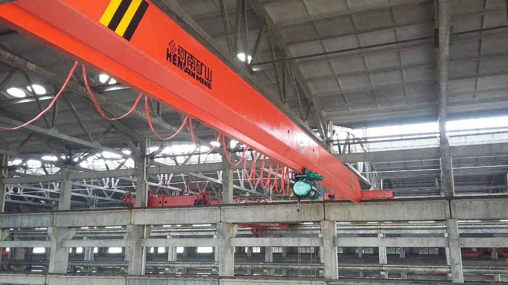 High Efficiency 10t Single Beam Eot Crane With Max Lifting Height 30m