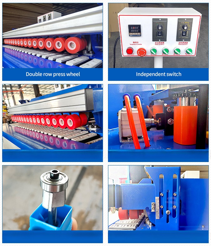 7m/Min Panel Furniture Solution Automatic Wood Manual Edge Banding Machine